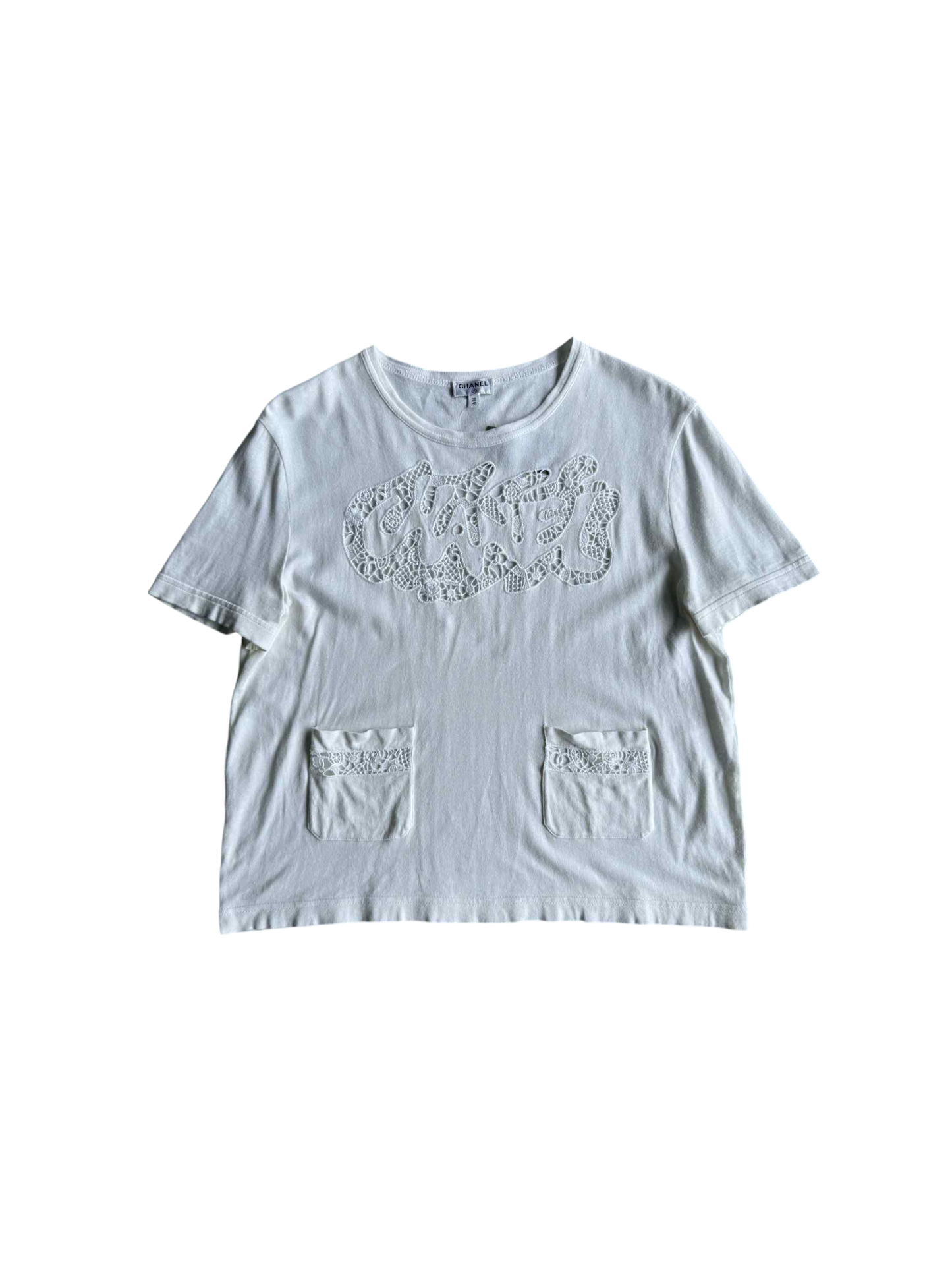 Chanel Women’s Embroidered Pocket Top Tee