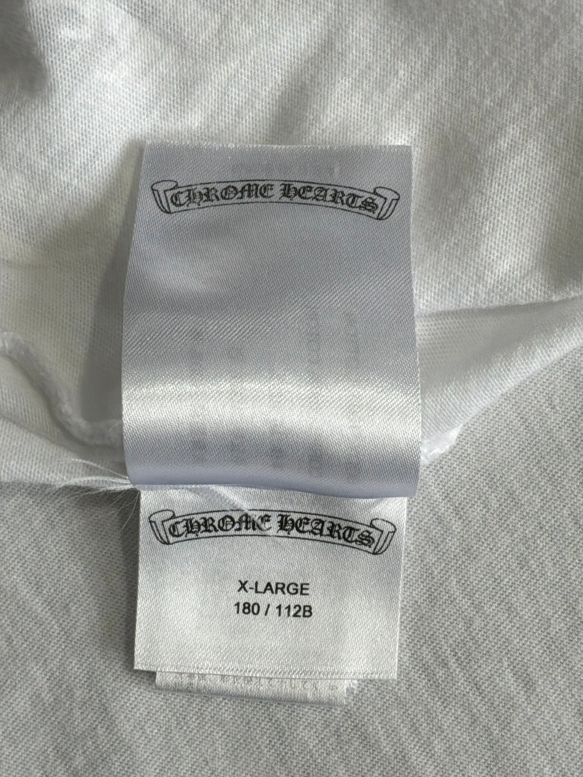 Chrome Hearts Horseshoe Logo White Tee