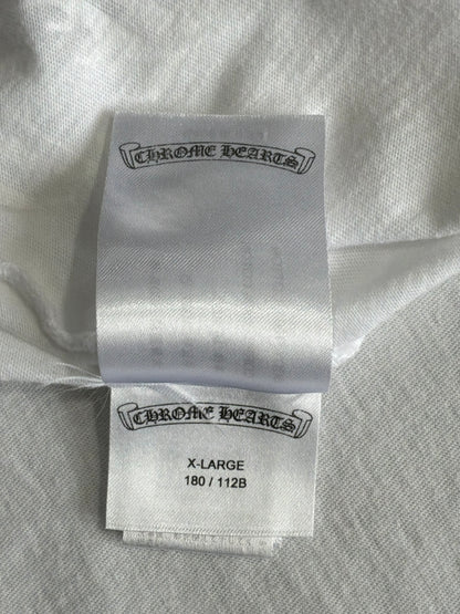 Chrome Hearts Horseshoe Logo White Tee