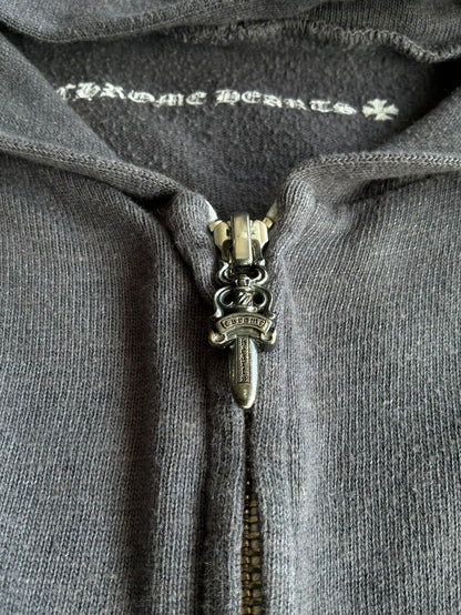 2000s Chrome Hearts T Bar Zip Hoodie