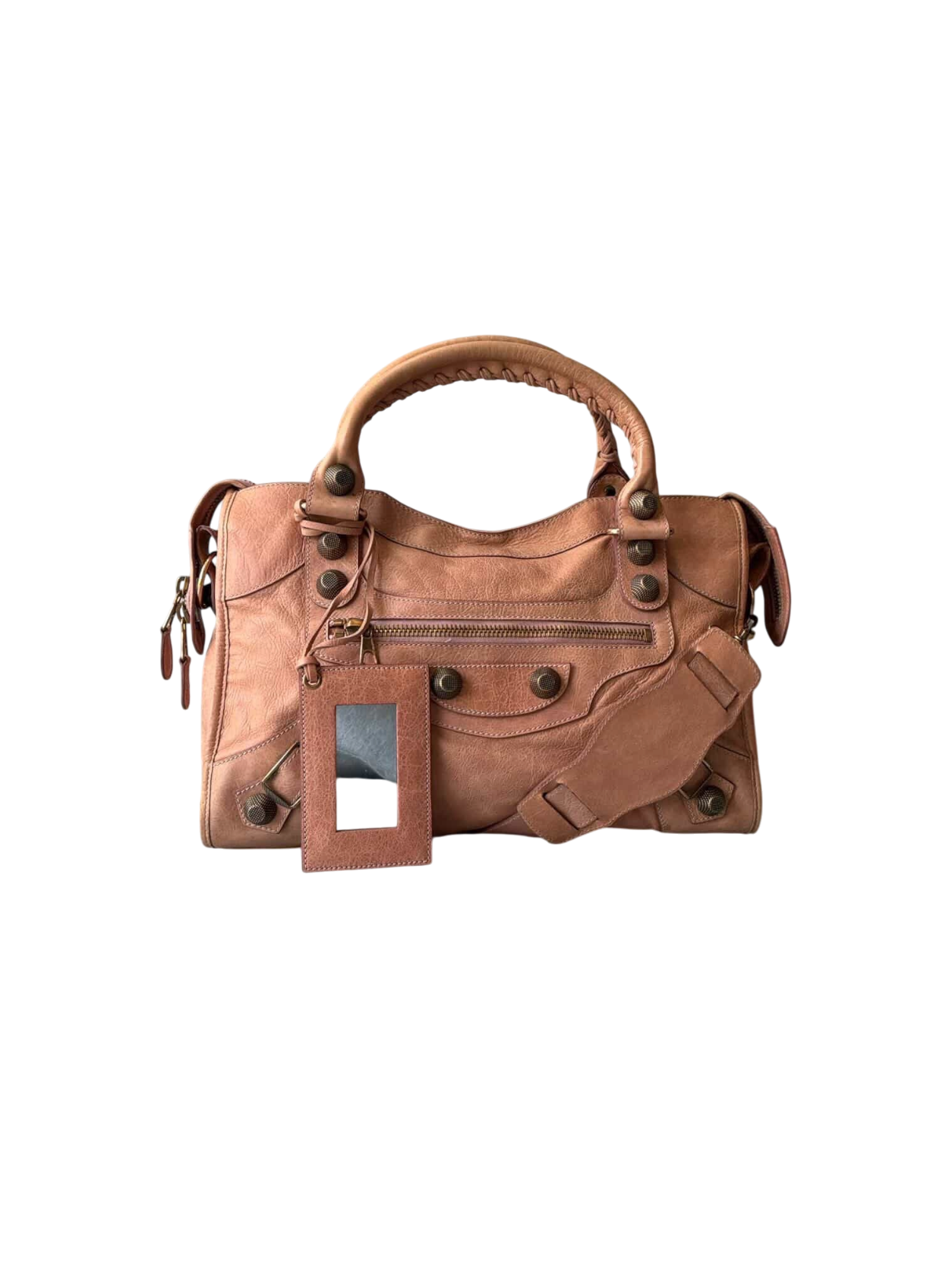 Balenciaga City Classic Giant 21 Salmon Pink Lambskin Bag