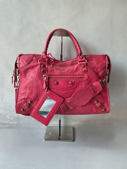 Balenciaga City Classic Pink Lambskin