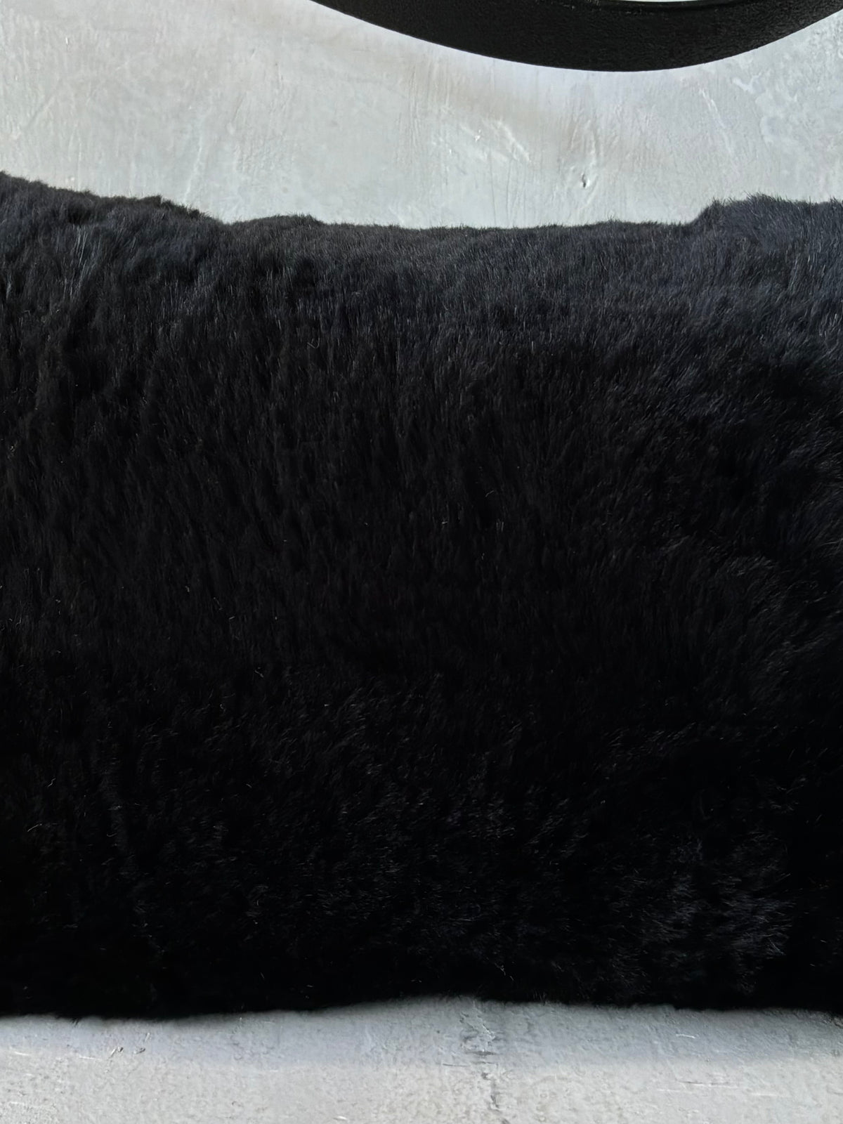 Fendi Rabbit Fur Baguette Bag