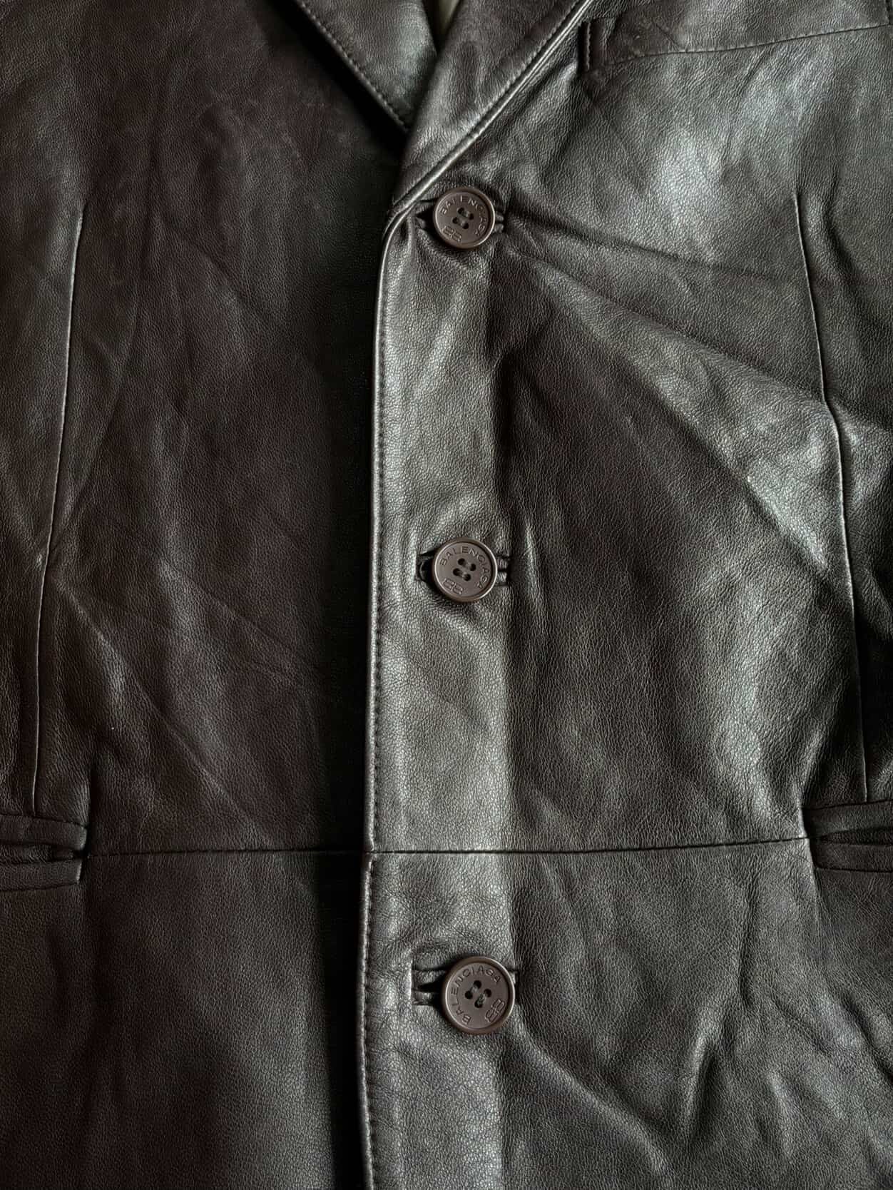 Balenciaga Vintage Leather Coat