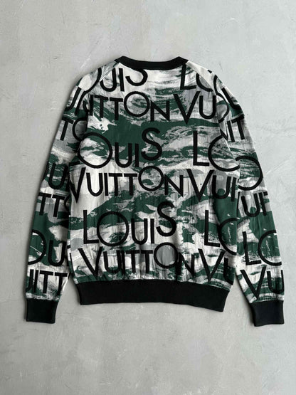 Louis Vuitton Camou Script Knit Crewneck
