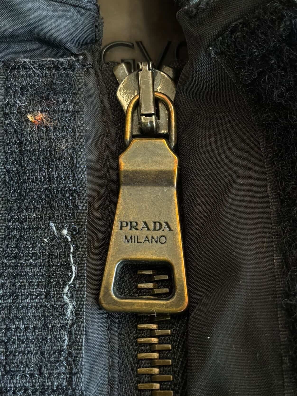 Prada Nylon Padded Bomber Jacket