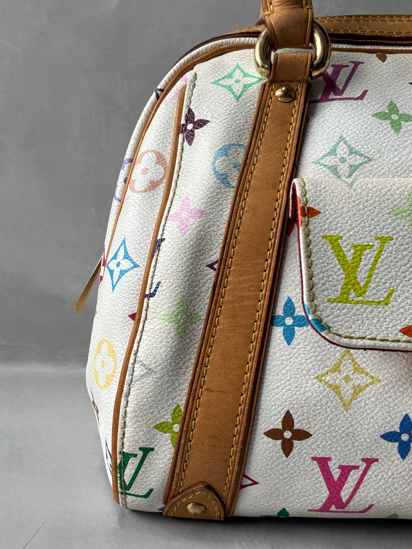 Louis Vuitton X Takashi Murakami Multicolore Pricilla Bag