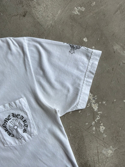 Chrome Hearts Tonal Cross White Tee