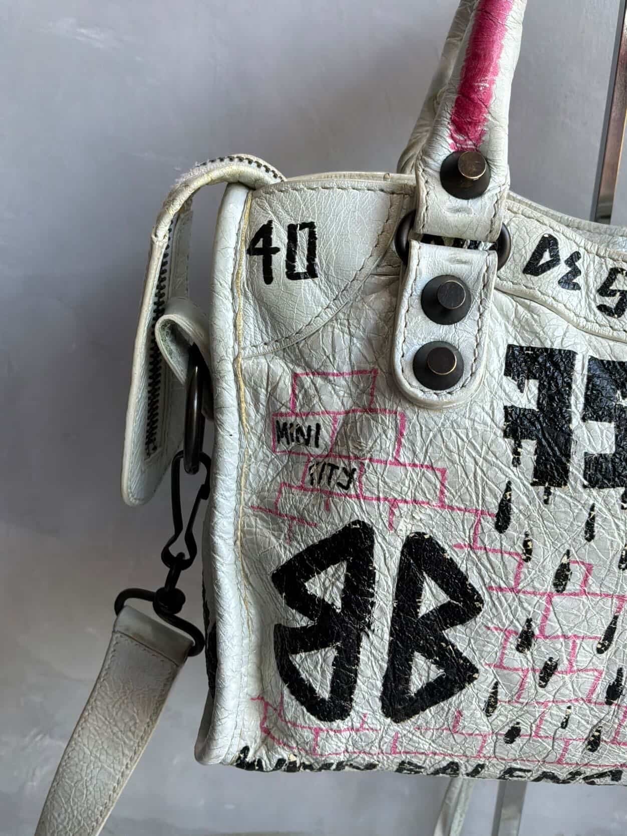 Balenciaga Classic City Graffiti Mini