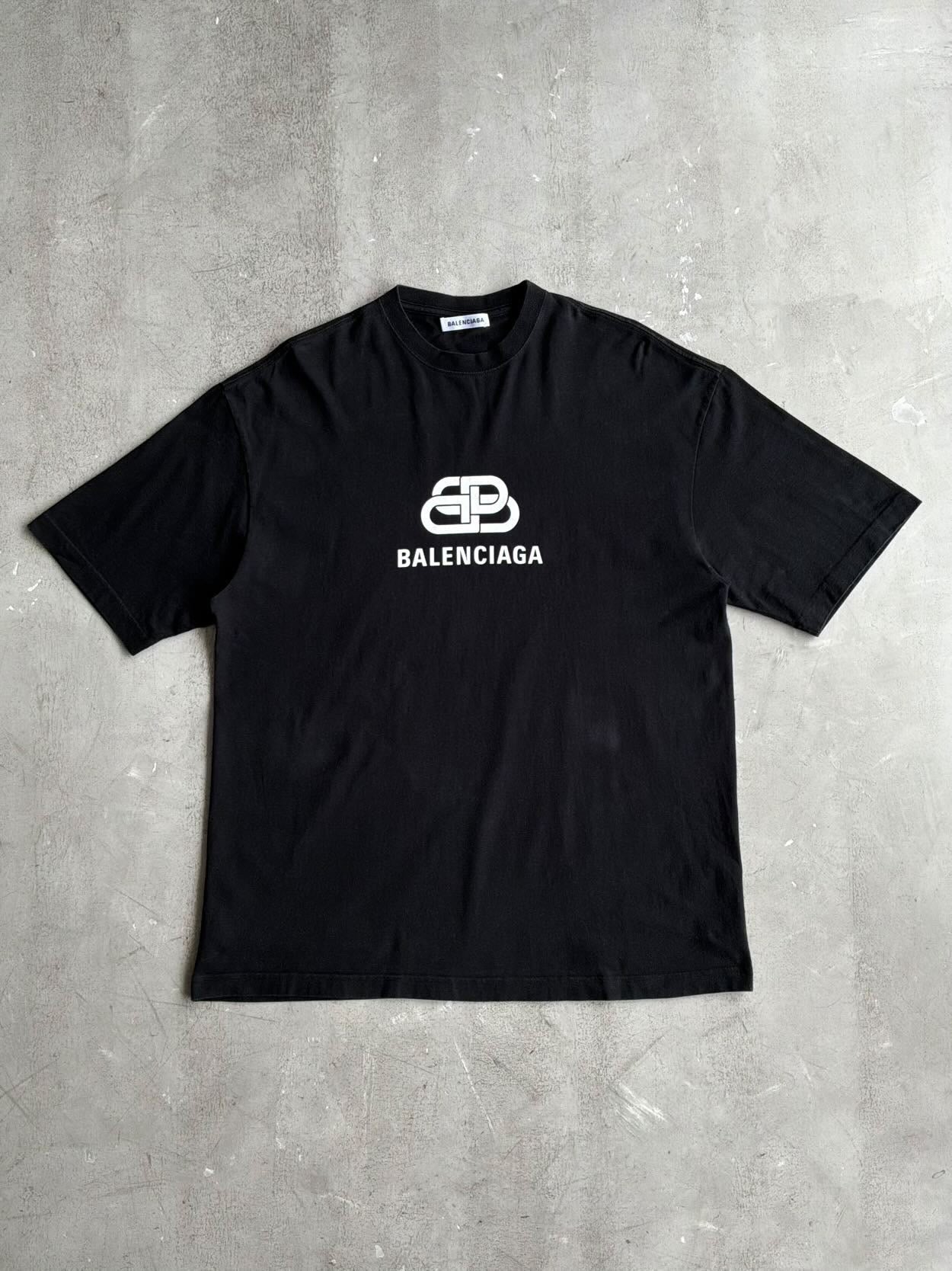 Balenciaga Interlock B Logo Tee