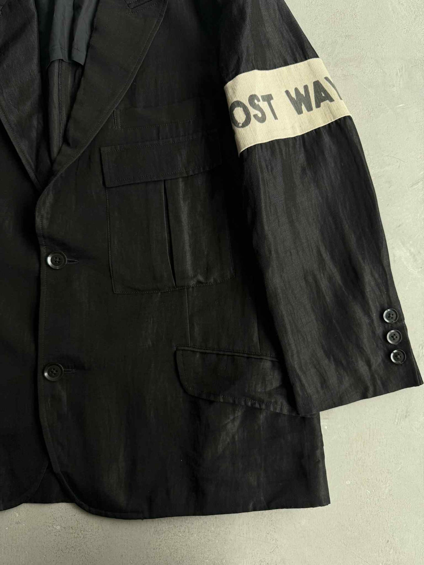 Yohji Yamamoto “Lost Way Home” Blazer