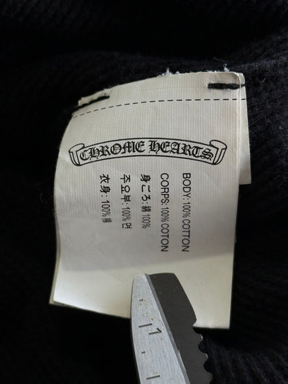 Chrome Hearts ‘Floral Plus’ Thermal Zip Hoodie
