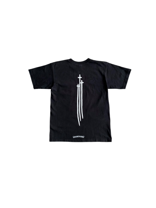 2000s Chrome Hearts Cemetery Sword Black Tee