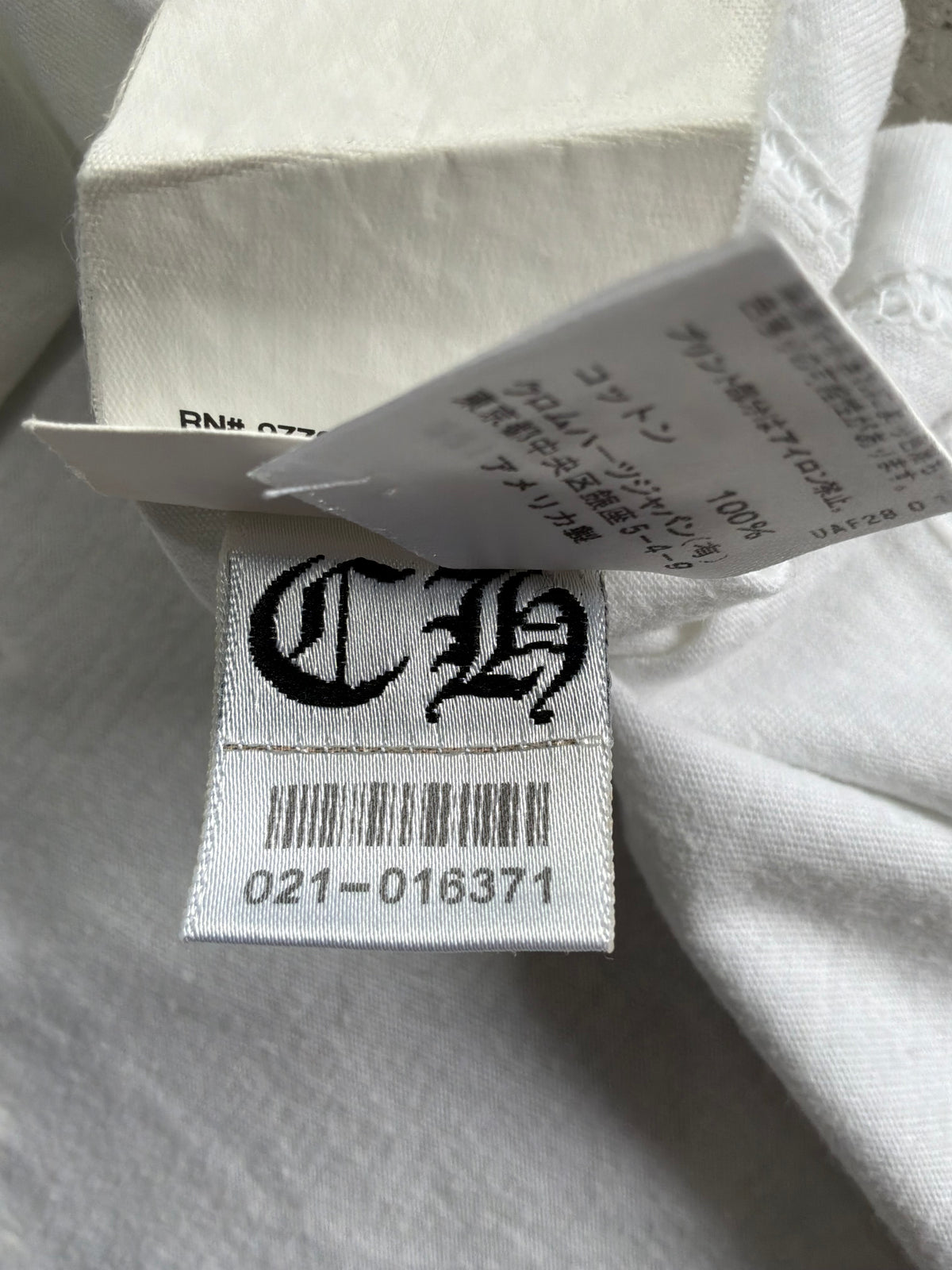 Chrome Hearts Tri Tonal Celtic White Tee