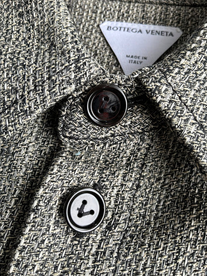 Bottega Venetta Tweed Short Sleeve Shirt
