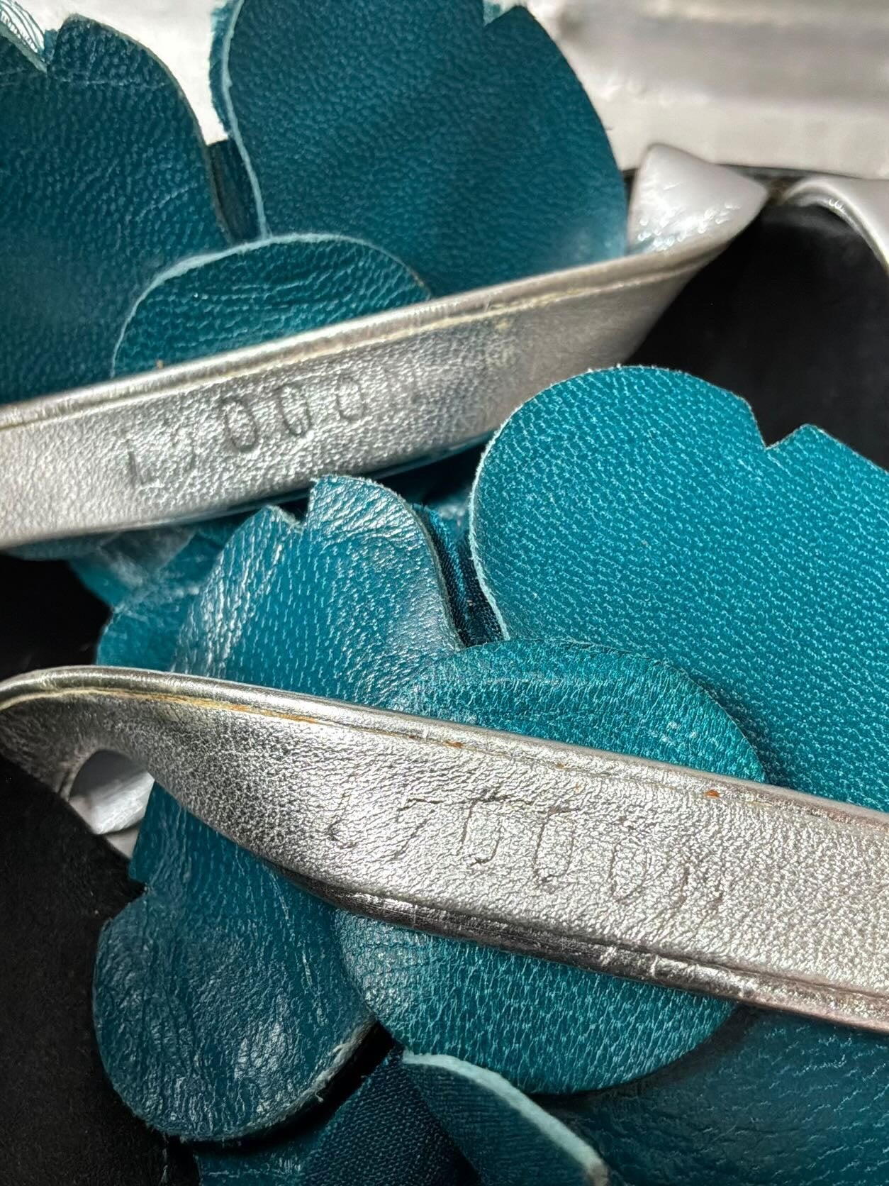 Louis Vuitton Satin Flower Sandals