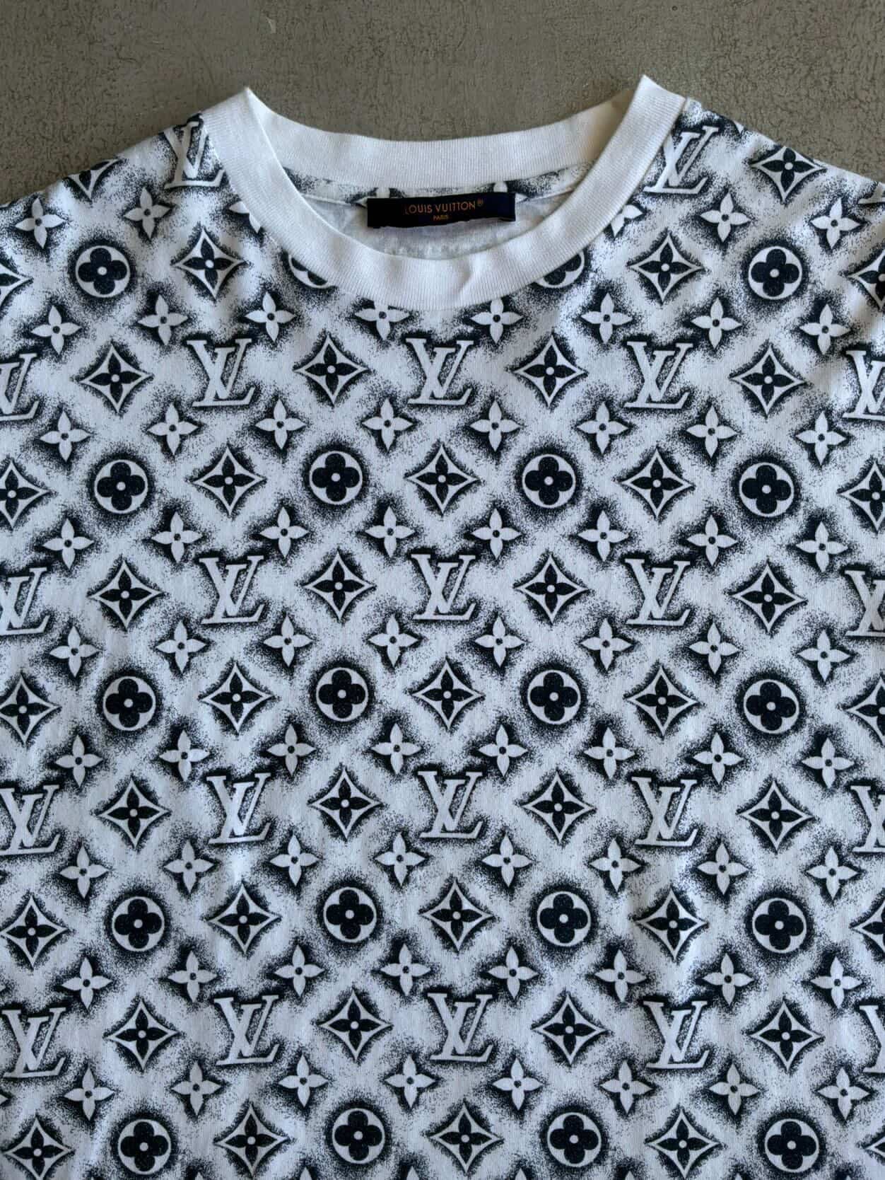 Louis Vuitton White Monogram Tee
