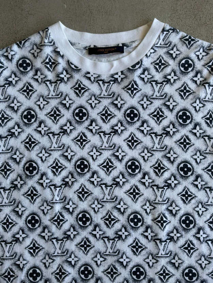 Louis Vuitton White Monogram Tee