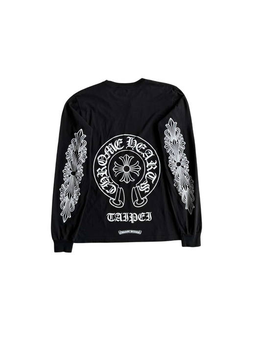 Chrome Hearts Taipei Floral Horseshoe Longsleeves
