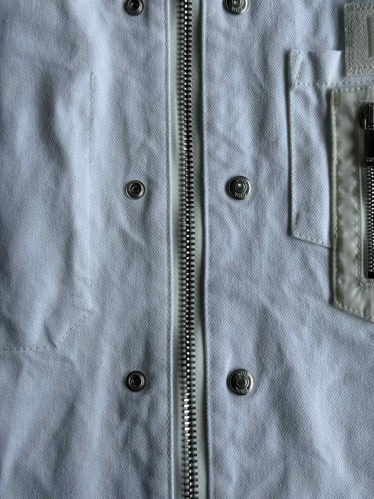 Dior X Sacai Zippered Longsleeve Casual Jacket