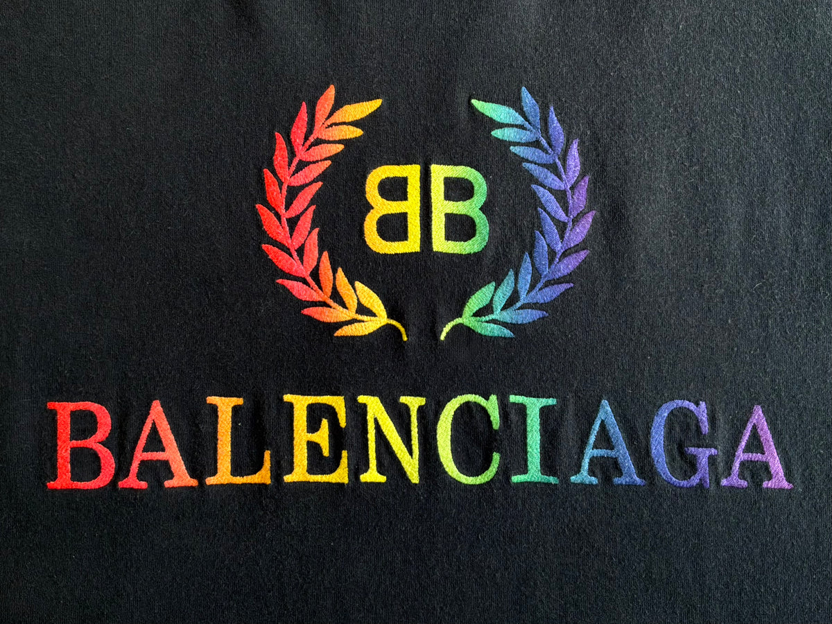 Balenciaga Flower Script Tee