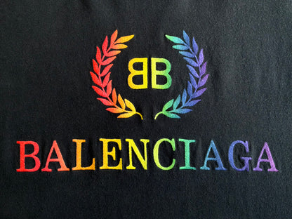 Balenciaga Flower Script Tee