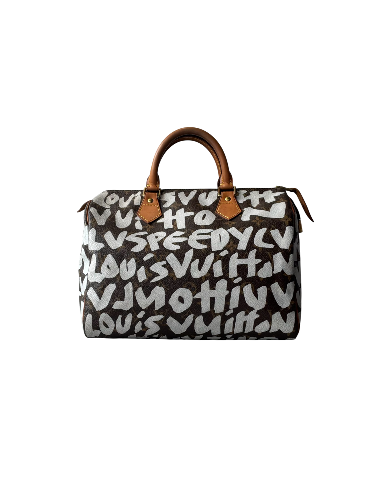 Louis Vuitton x Stephen Sprouse White Graffiti Speedy 30 Bag