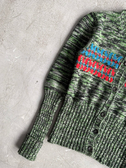 Prada Camouflage Button Knit Jacket