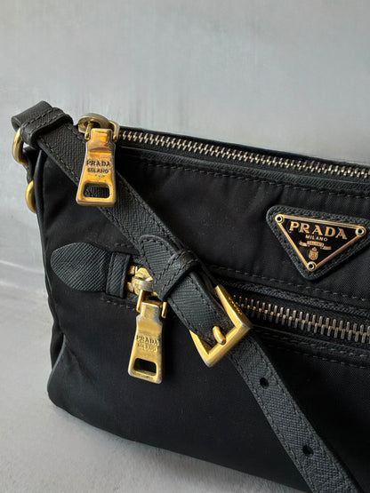 Prada Nylon Pochette Bag
