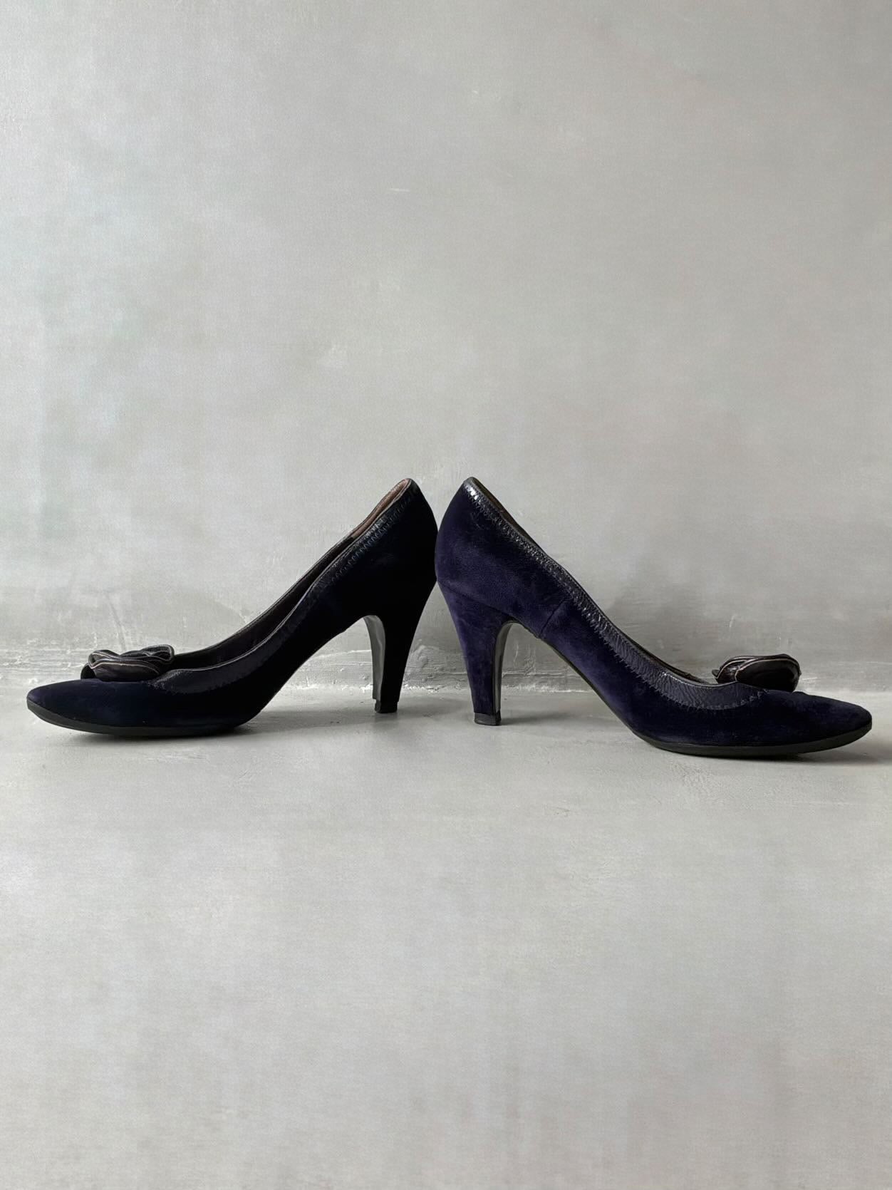 Marc Jacobs Velvet Pumps Heel