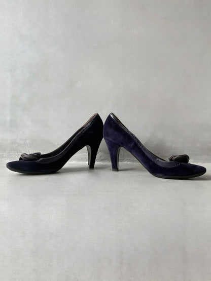 Marc Jacobs Velvet Pumps Heel