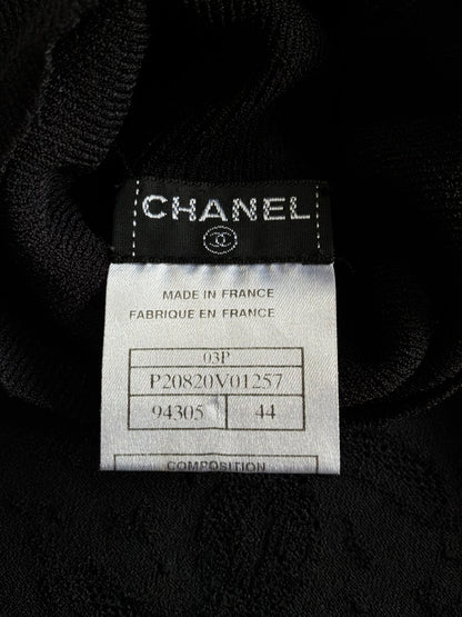 Chanel Embroidered CC Wool Turtle Neck