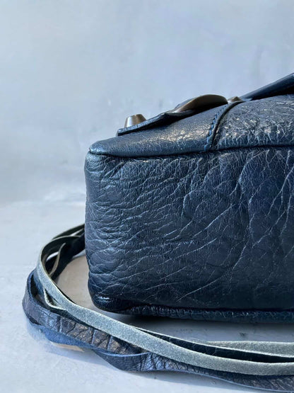 Balenciaga Le First Navy Lambskin Bag