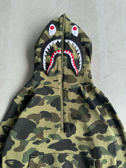 Bape 1st Camo Shark Fullzip Hoodie