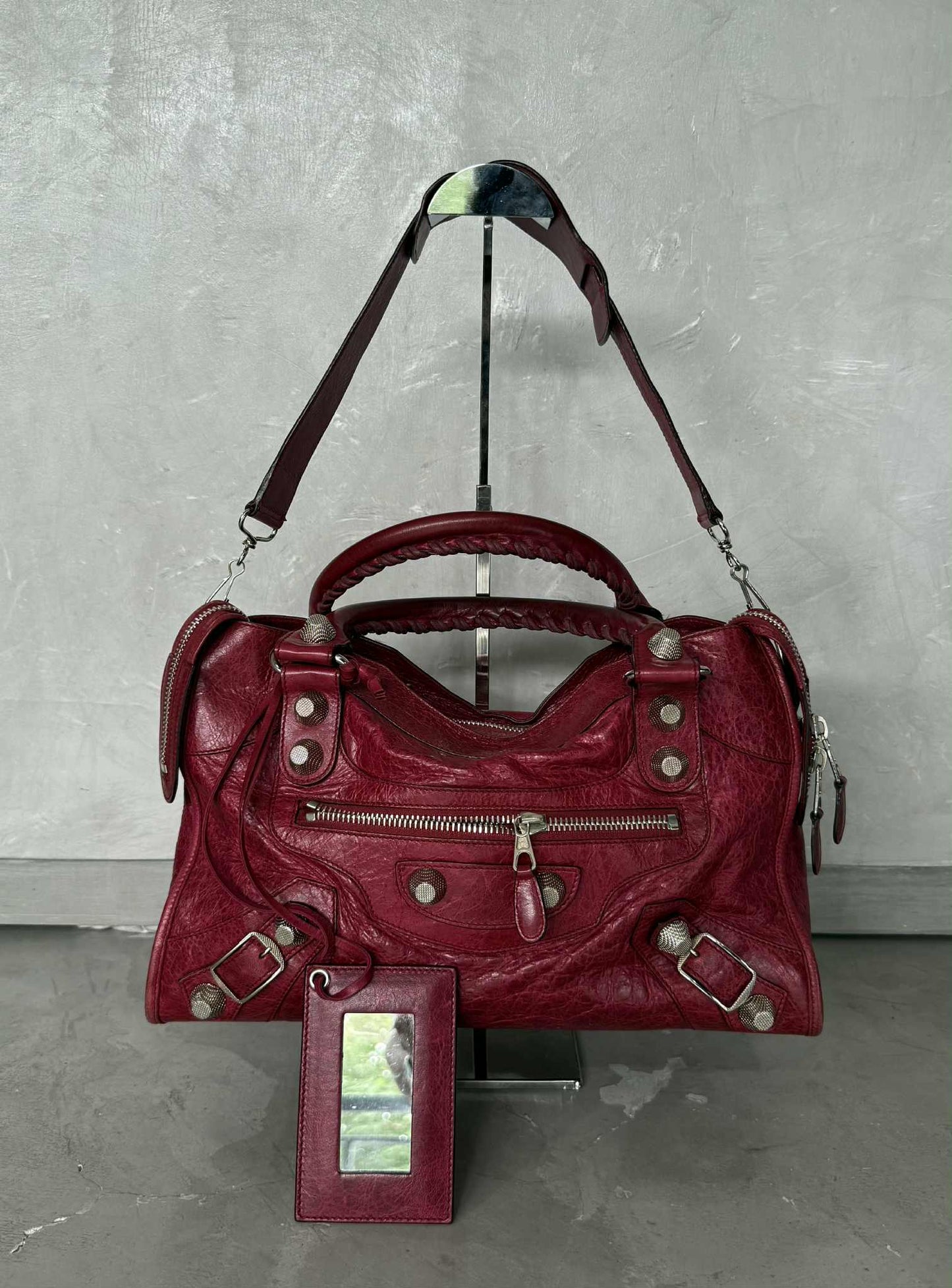 Balenciaga City Giant 21 Poupre Classic Bag