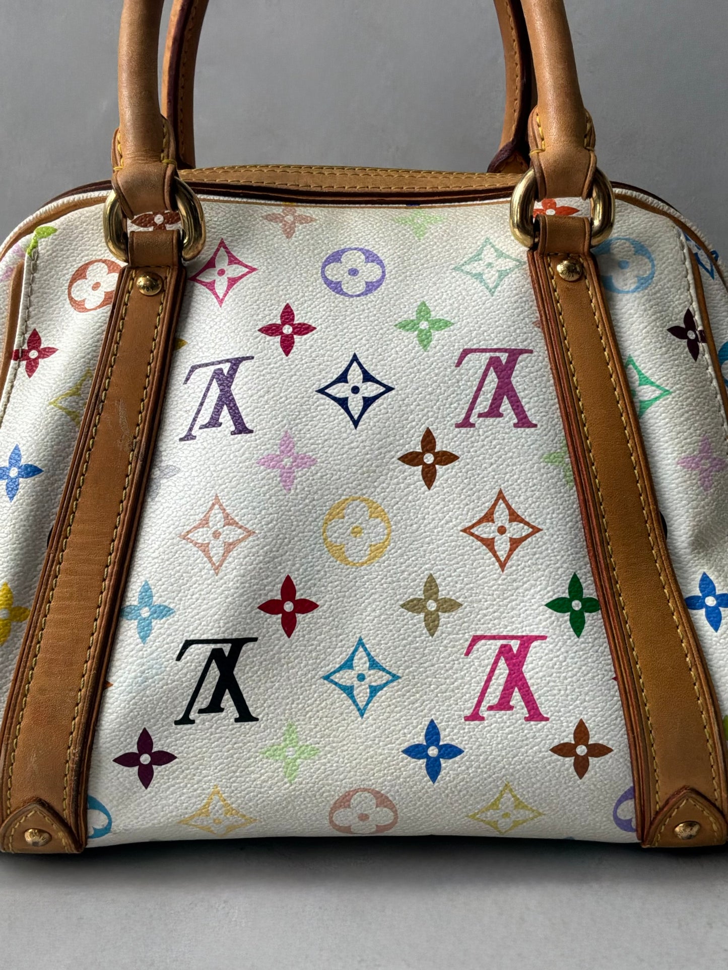 Louis Vuitton X Takashi Murakami Multicolore Pricilla Bag