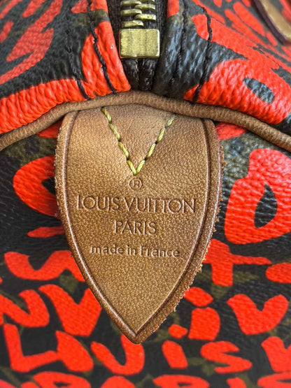 Louis Vuitton X Stephen Sprouse Orange Graffiti Speedy 30