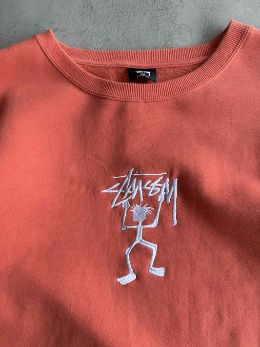 Stussy Orange Sweatshirt