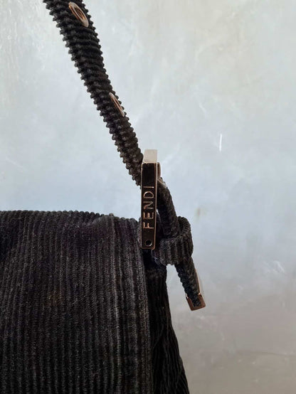 2000’s Fendi Curdoroy Copper Mamma Baguette Bag