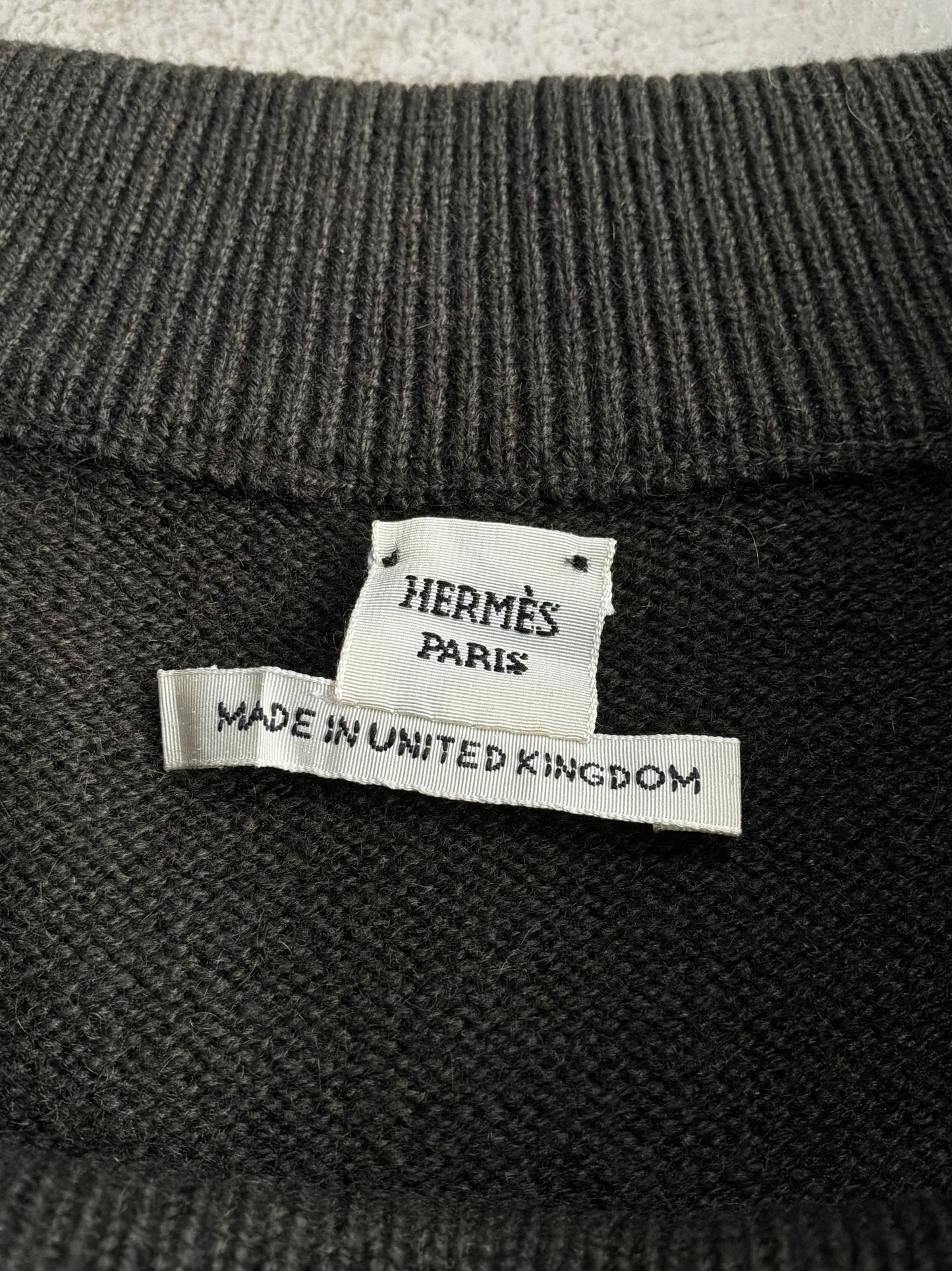 Hermes Geometric Pattern Cashmere Dress
