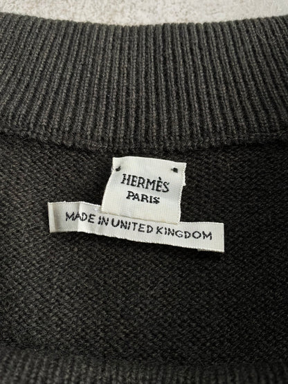 Hermes Geometric Pattern Cashmere Dress