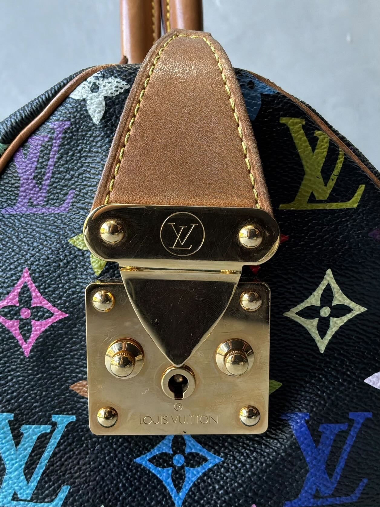 Louis Vuitton X Murakami Black Multicolor Speedy 30