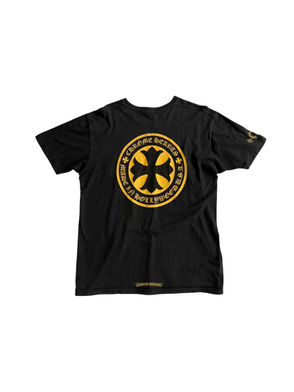 Chrome Heart Hollywood Yellow Plus Cross Tee