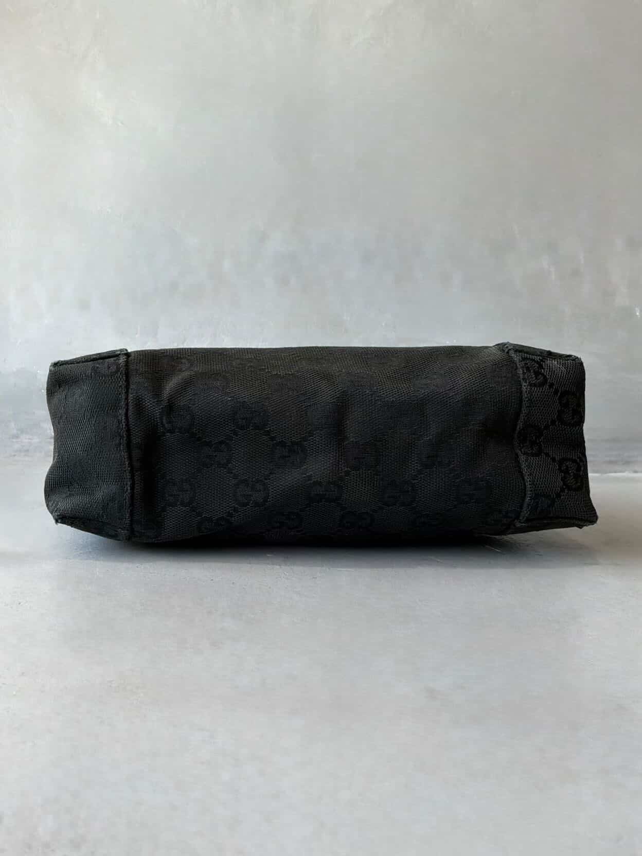 Gucci GG Black Canvas Monogram HandBag