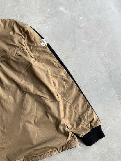 MONCLER 80’s Nylon  Wool Halfzip Jacket