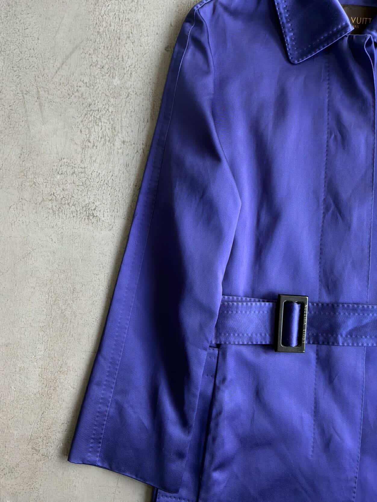 Vintage Louis Vuitton Womens Nylon Trench Coat