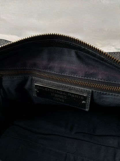 Balenciaga Classic City Black on Brass Lambskin Bag