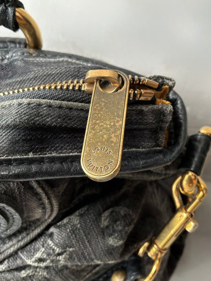 Louis Vuitton Neo Cabby MM Monogram Denim Handbag