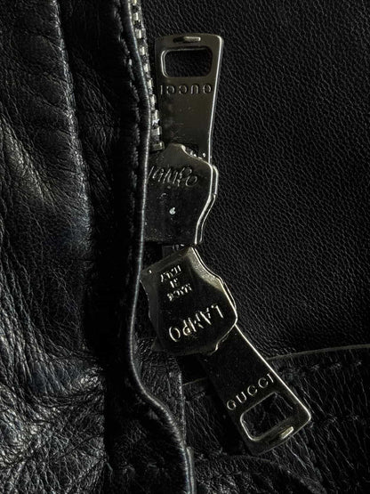 90’s Gucci Tom Ford Era Belted Trench Leather Jacket