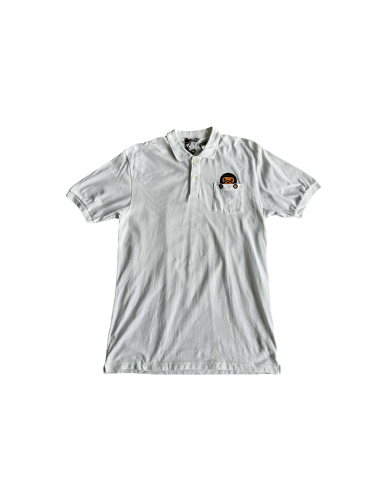 Bape Baby Milo White Polo Shirt